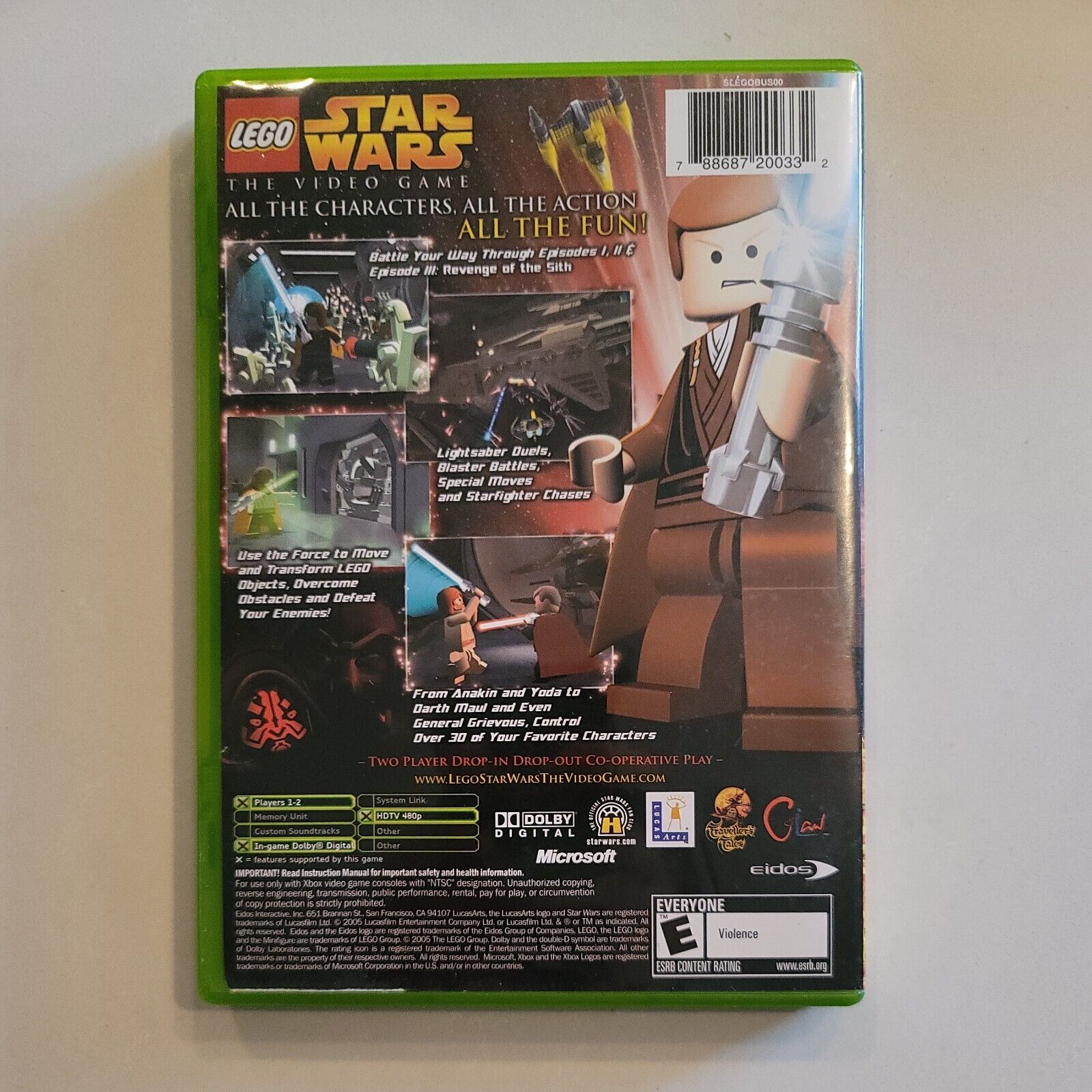 Xbox Lego Star War: The Video Game No Manual SB8