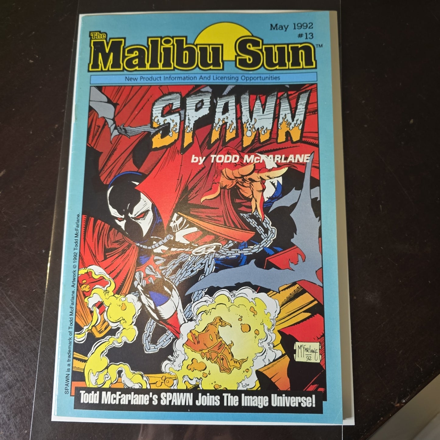 MALIBU SUN #13 1ST APPEARANCE OF SPAWN 1992 TODD MCFARLANE VF
