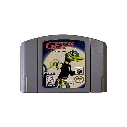 Nintendo 64 Gex 64 Enter The Gecko Tested And Working Cartridge Only