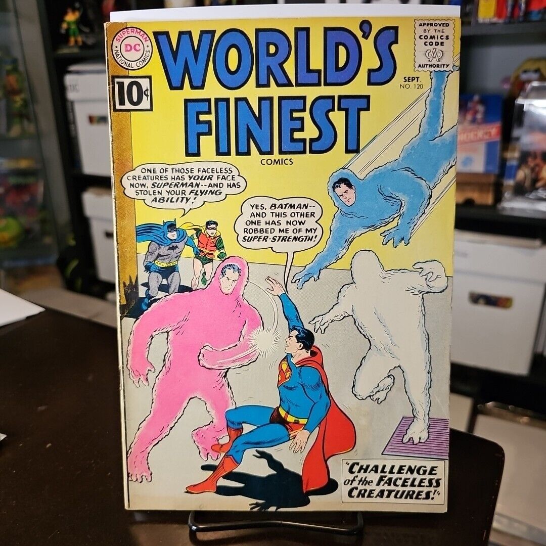 World's Finest Comics #120 in Very Good minus condition. DC Comics