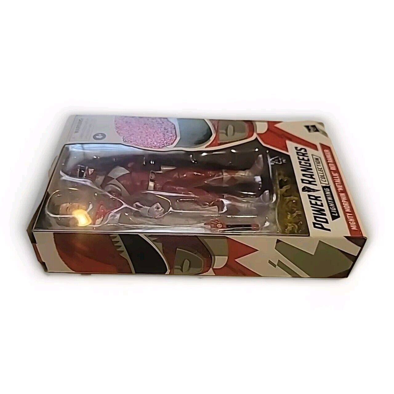 Red Metallic Mighty Morphin Power Rangers Lightning Collection Ranger Hasbro