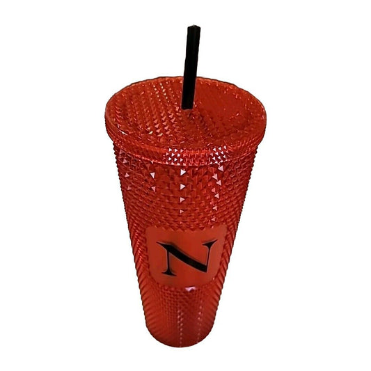 New Northeastern Starbucks Red Studded Tumbler Cold Cup - Campus Collection