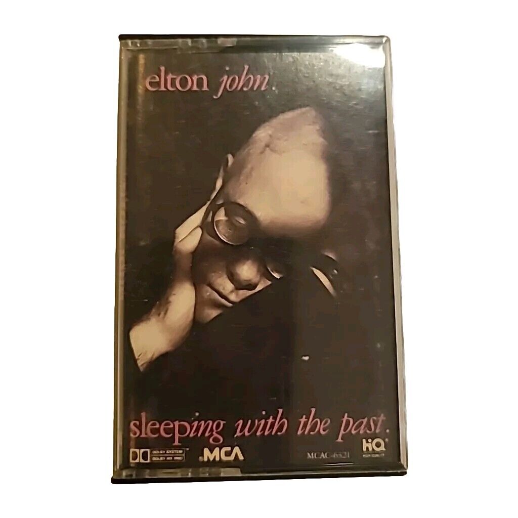 Elton John: Sleeping With The Past (Cassette Tape, 1989, MCA Records) Tested