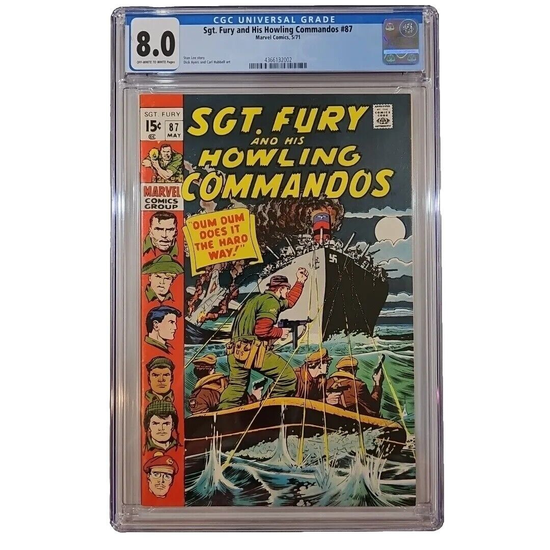 Sgt. Fury & His Howling Commandos #87 CGC 8.0