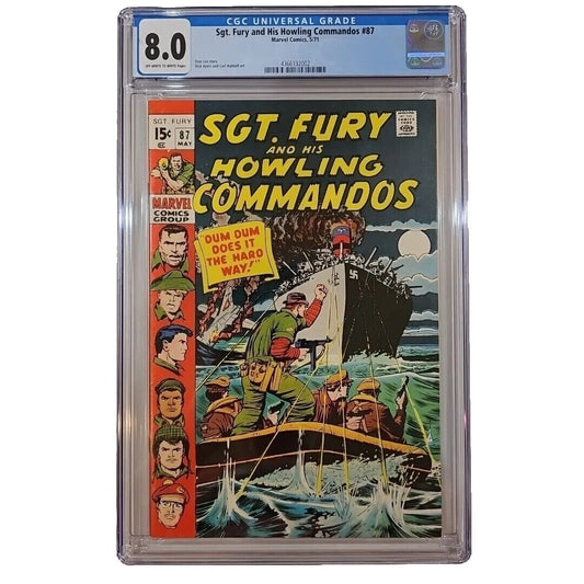 Sgt. Fury & His Howling Commandos #87 CGC 8.0