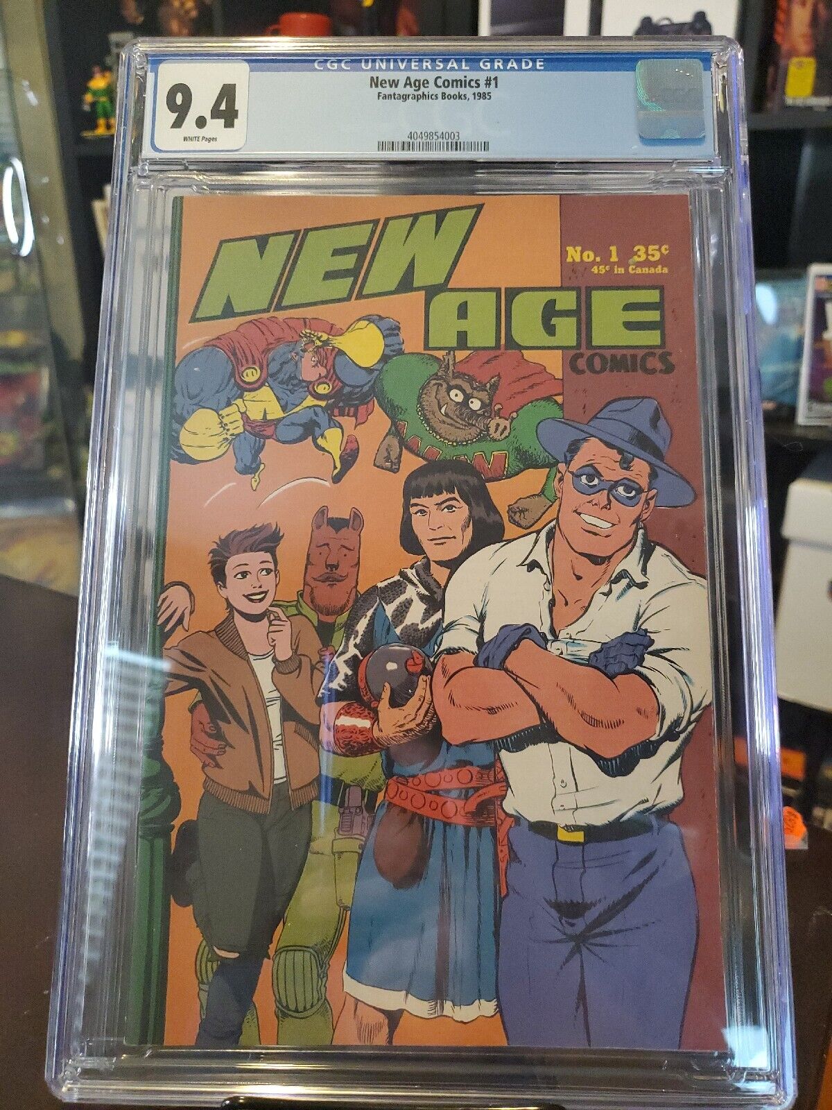 New Age Comics #1 (1985) CGC Graded 9.4 Fantagraphics Books