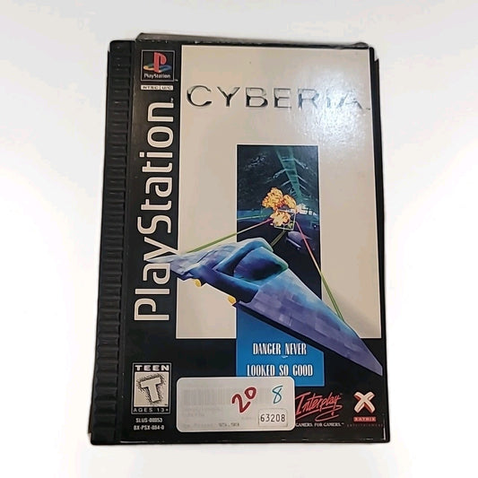 Cyberia - Sony Playstation 1 PS1 Long Box - Complete CIB W. REG CARD 