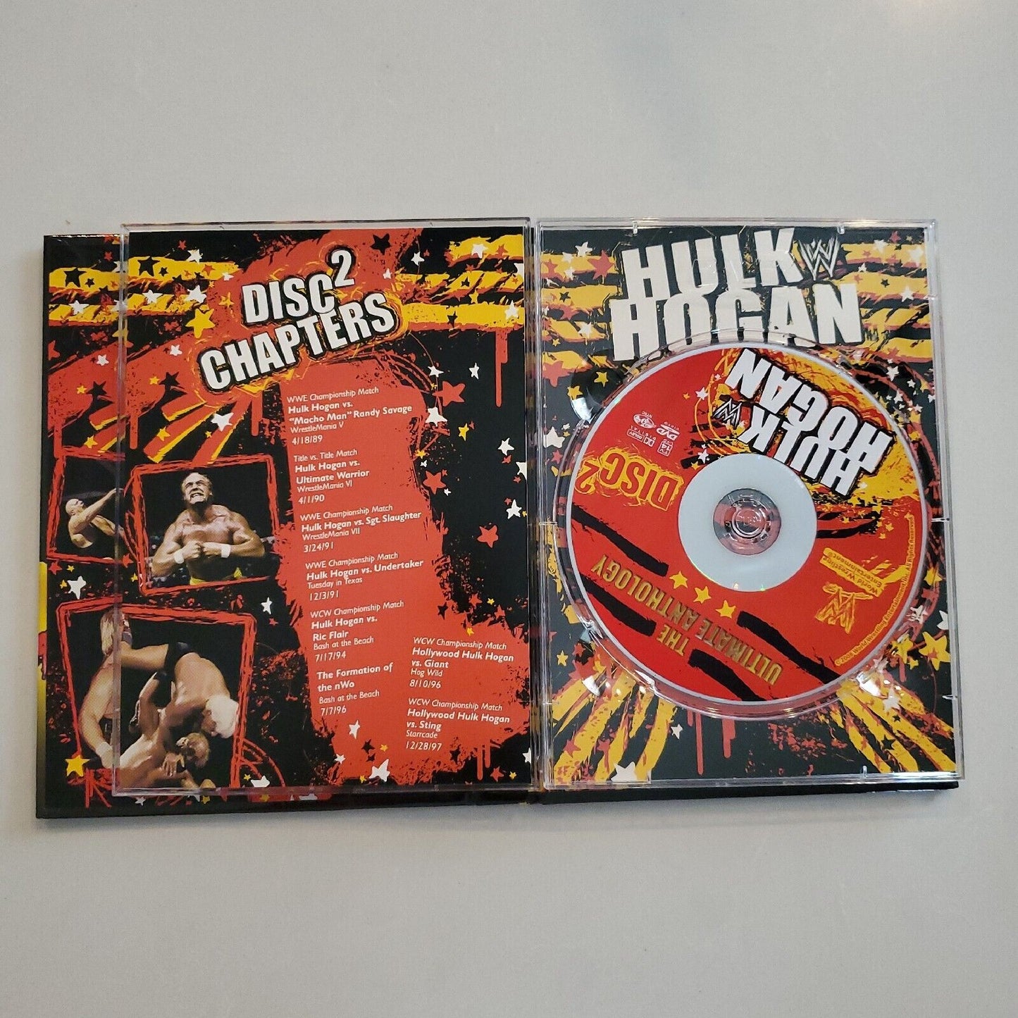 WWE - Hulk Hogan: The Ultimate Anthology (3-Disc + Bonus, DVD, 2006) 