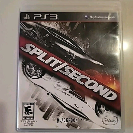 Split/Second (Sony PlayStation 3, 2010) - Complete CIB, TESTED AND WORKING