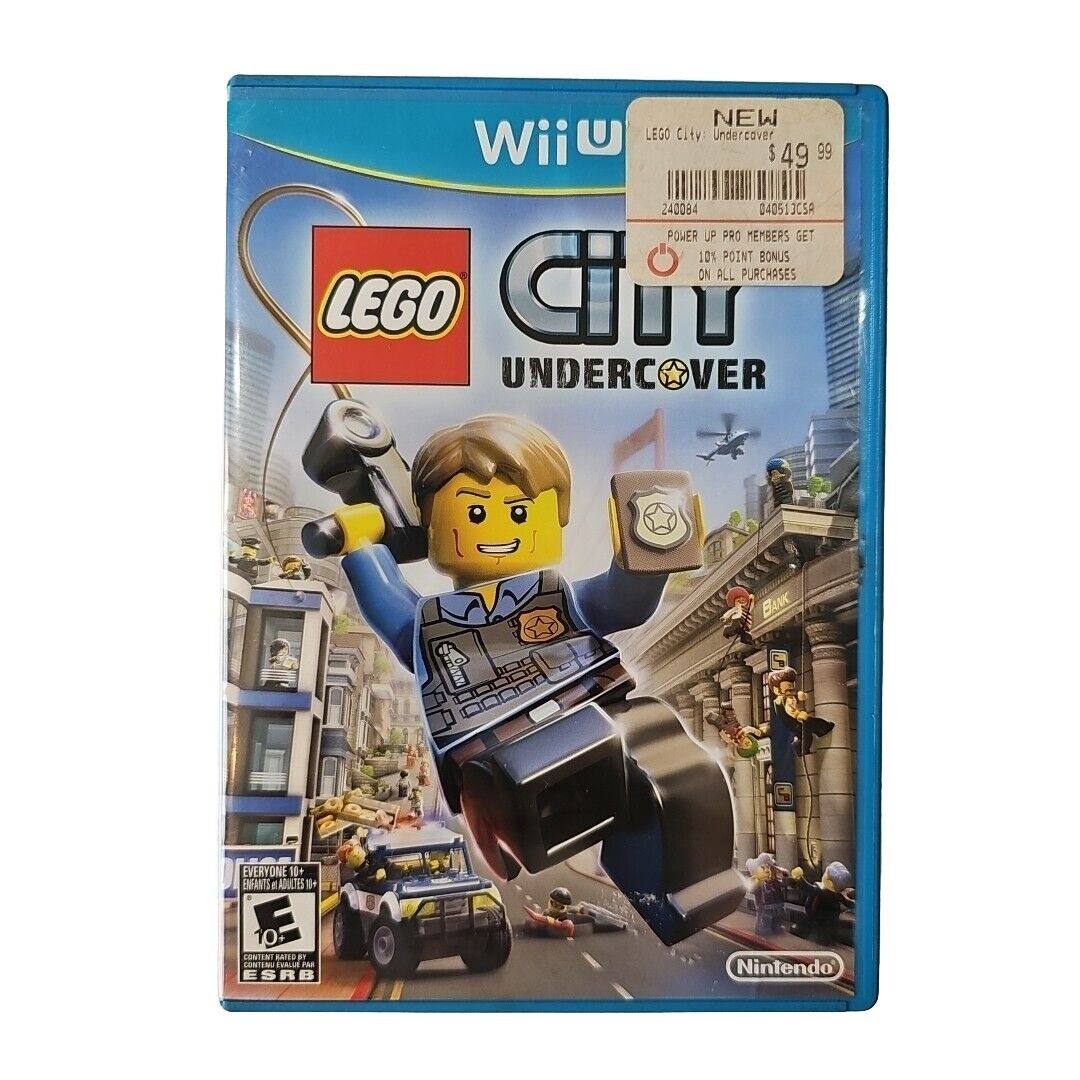 LEGO City Undercover (Nintendo Wii U, 2013) TESTED & WORKS MINT