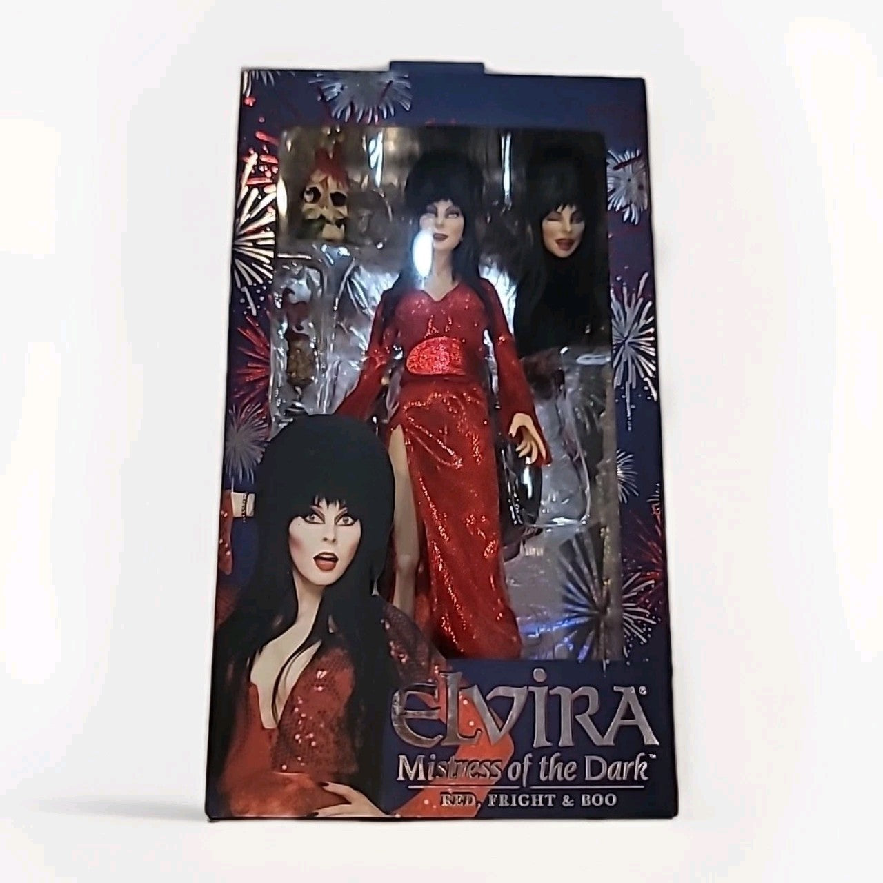 Neca Elvira Mistress of the Dark 8" Figure Red Fright & Boo Cassandra Peterson