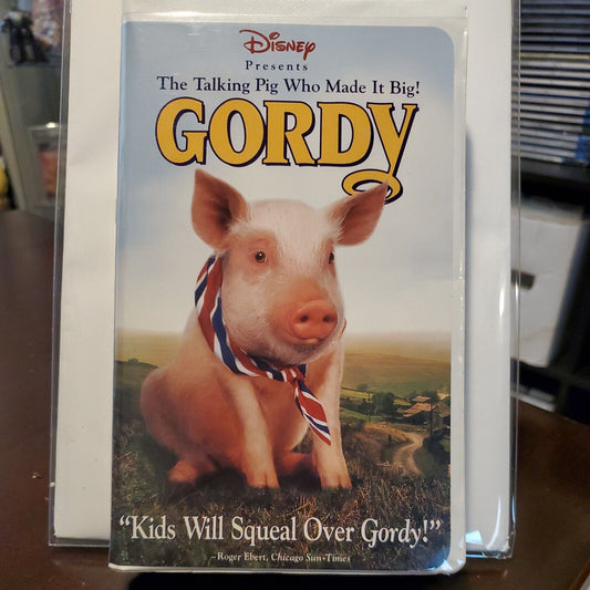 Gordy Walt Disney (VHS, 1995) Clamshell. Very good condition