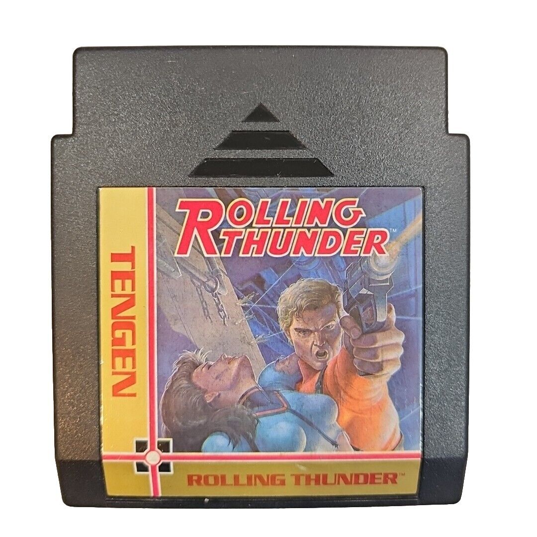 Rolling Thunder Nintendo NES Cleaned And Tested 