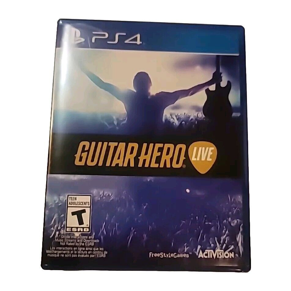 Guitar Hero Live PS4 Game (Sony PlayStation 4, 2015) In Case