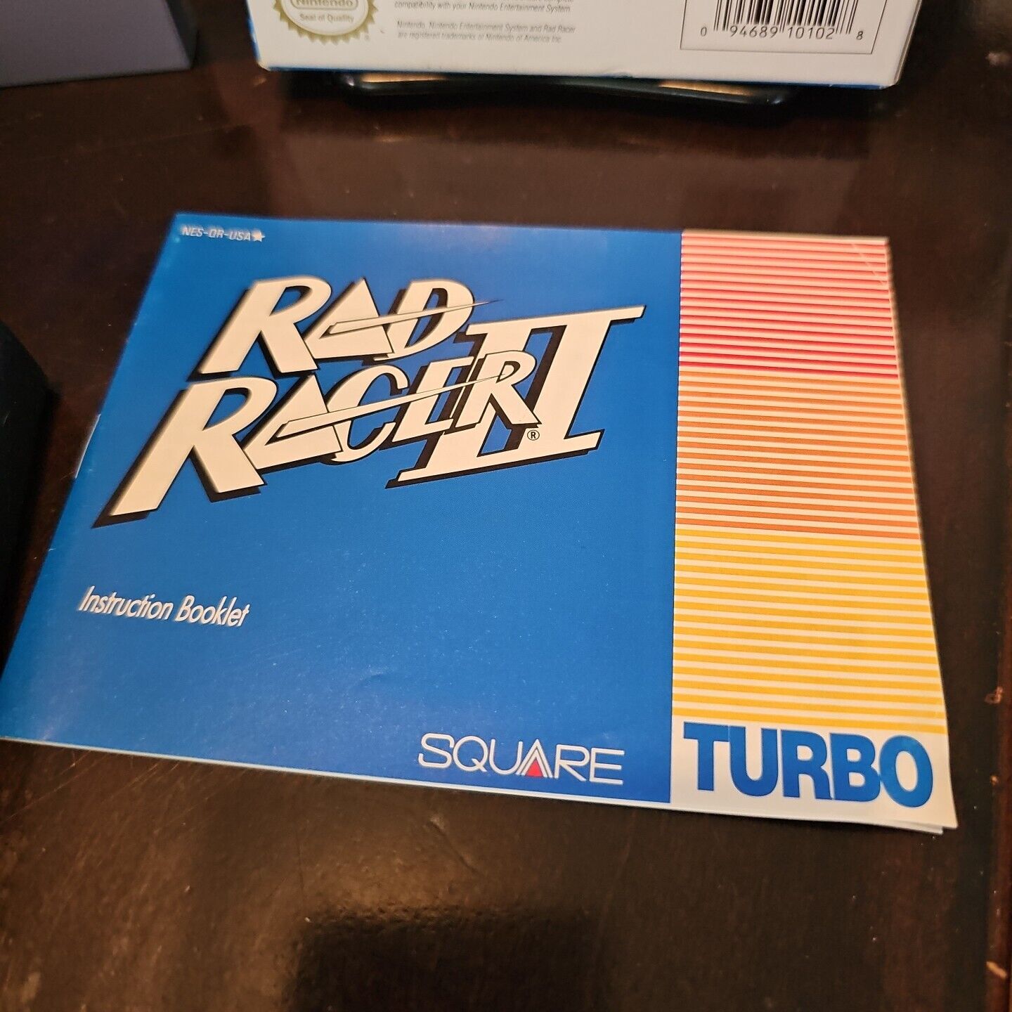 Rad Racer II 2 Nintendo NES CIB Complete Manual Box Cartridge SQUARE Authentic