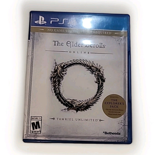 The Elder Scrolls Online Tamriel Unlimited (Sony Playstation 4, PS4) Complete