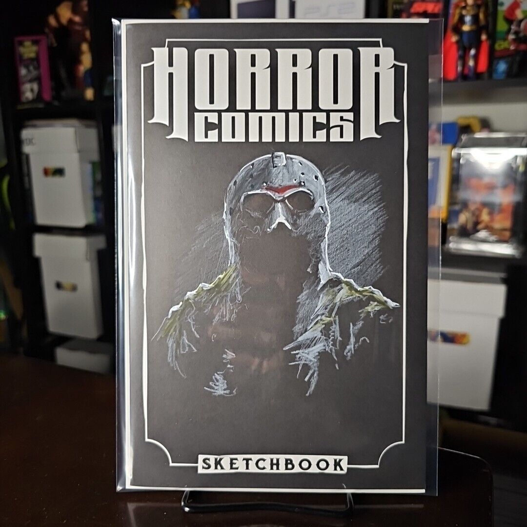 Horror Comics Sketchbook Joe Doyle Co Hand Painted Jason Voorhees 