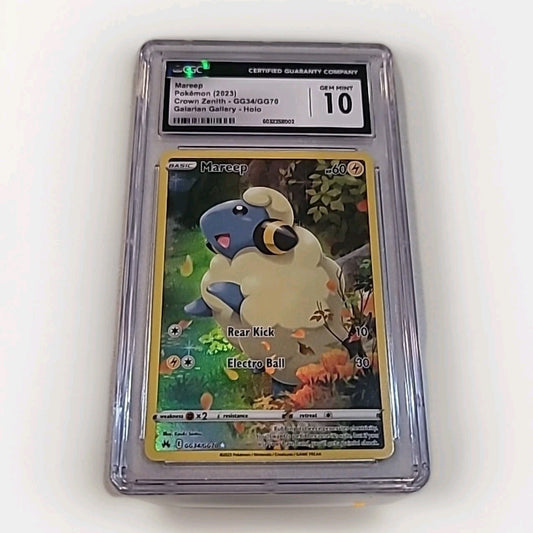 2023 Mareep Pokemon Crown Zenith- GG34/GG70 Galarian Gallery Holo