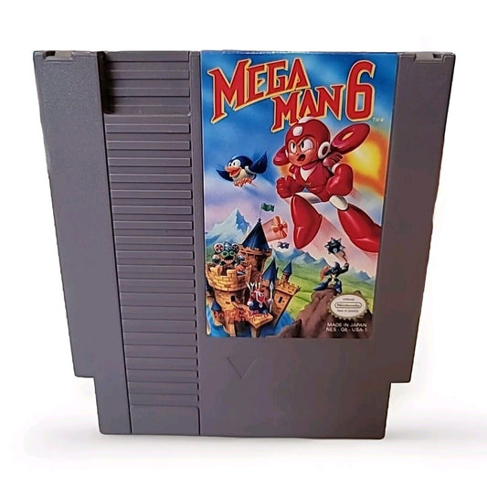 Mega Man 6 (Nintendo, 1993) NES Cleaned & Tested Authentic
