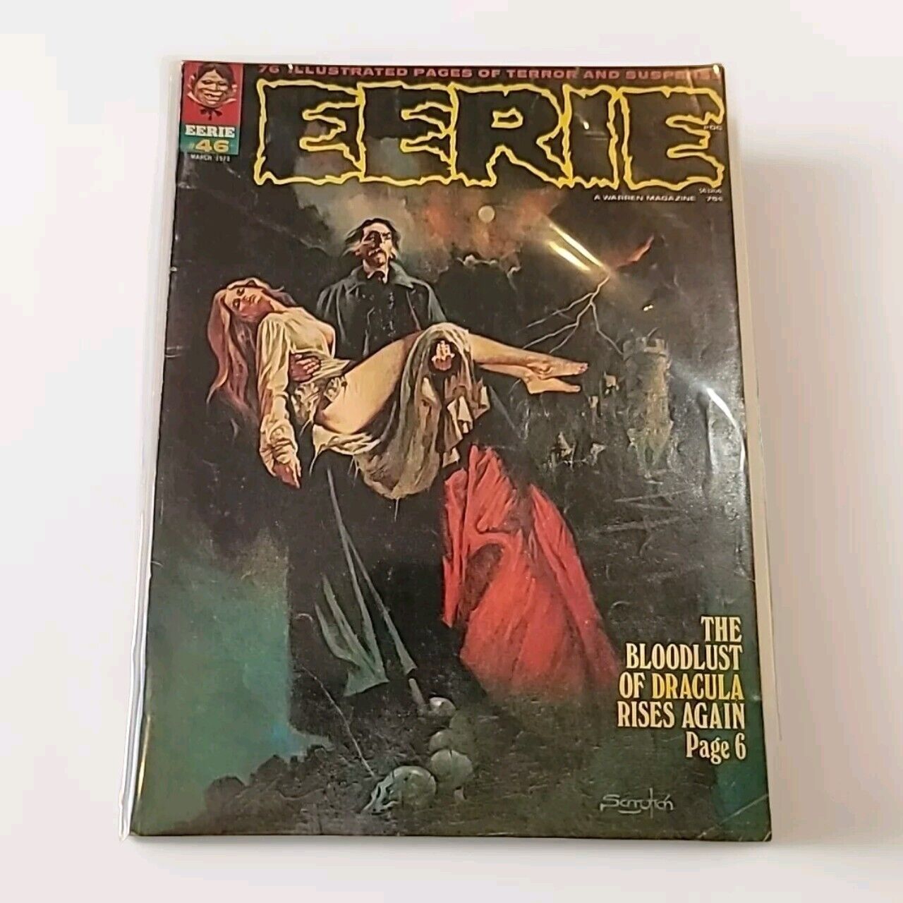 Eerie #46 Warren Magazine 1973. Bronze Age.