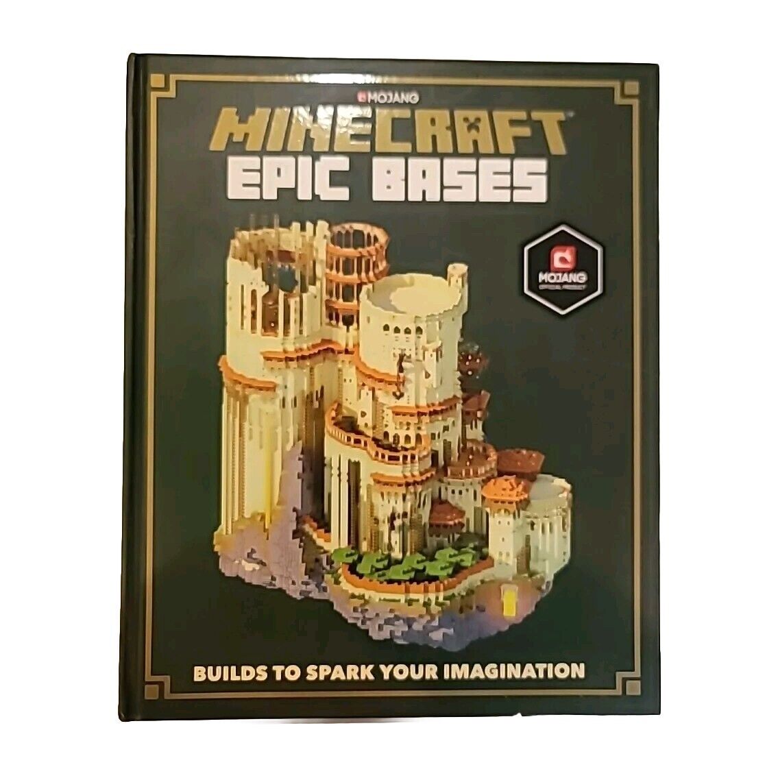 Minecraft Epic Bases Book Mojang Hardcover First Edition Printing Official Guide