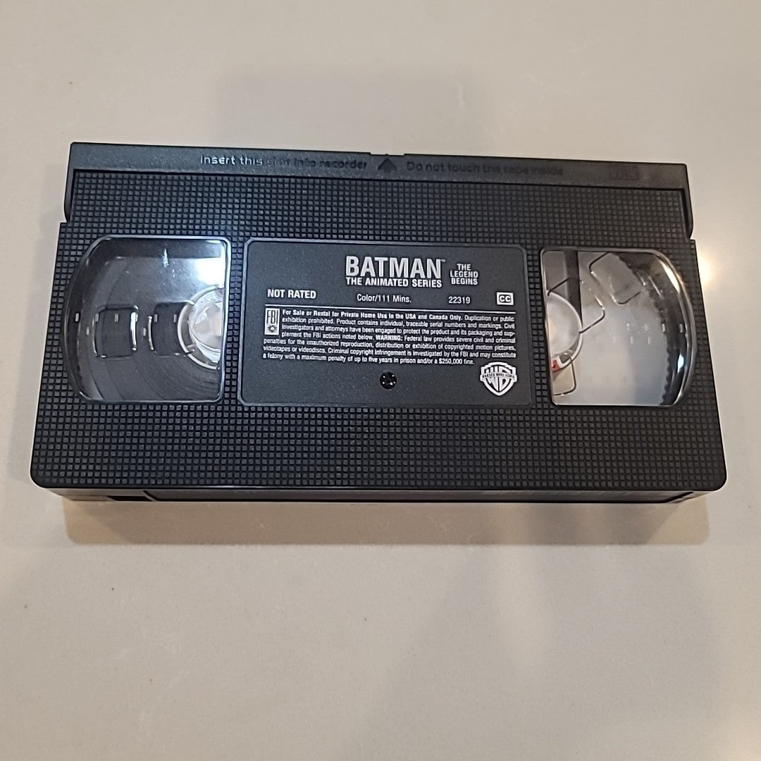 Batman: The Animated Series - The Legend Begins VHS 2002 Clamshell 