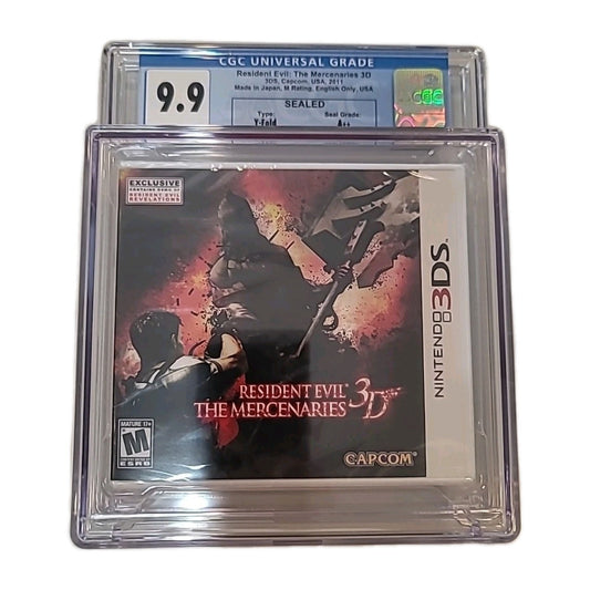 Resident Evil The Mercenaries 3D (2011) CGC GRADED 9.9 A++