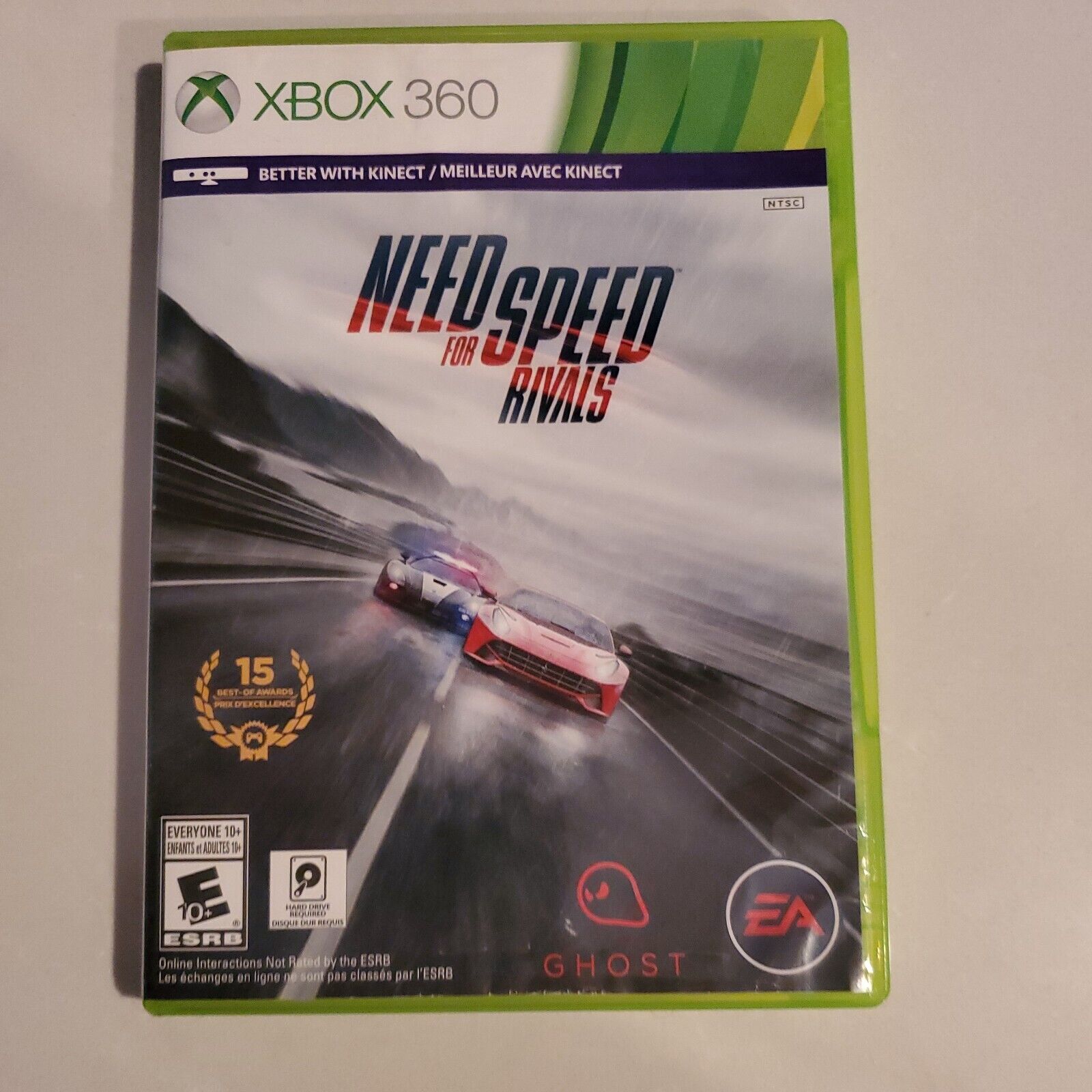 Need for Speed: Rivals (Microsoft Xbox 360, 2013) No Manual Free Shipping SB1