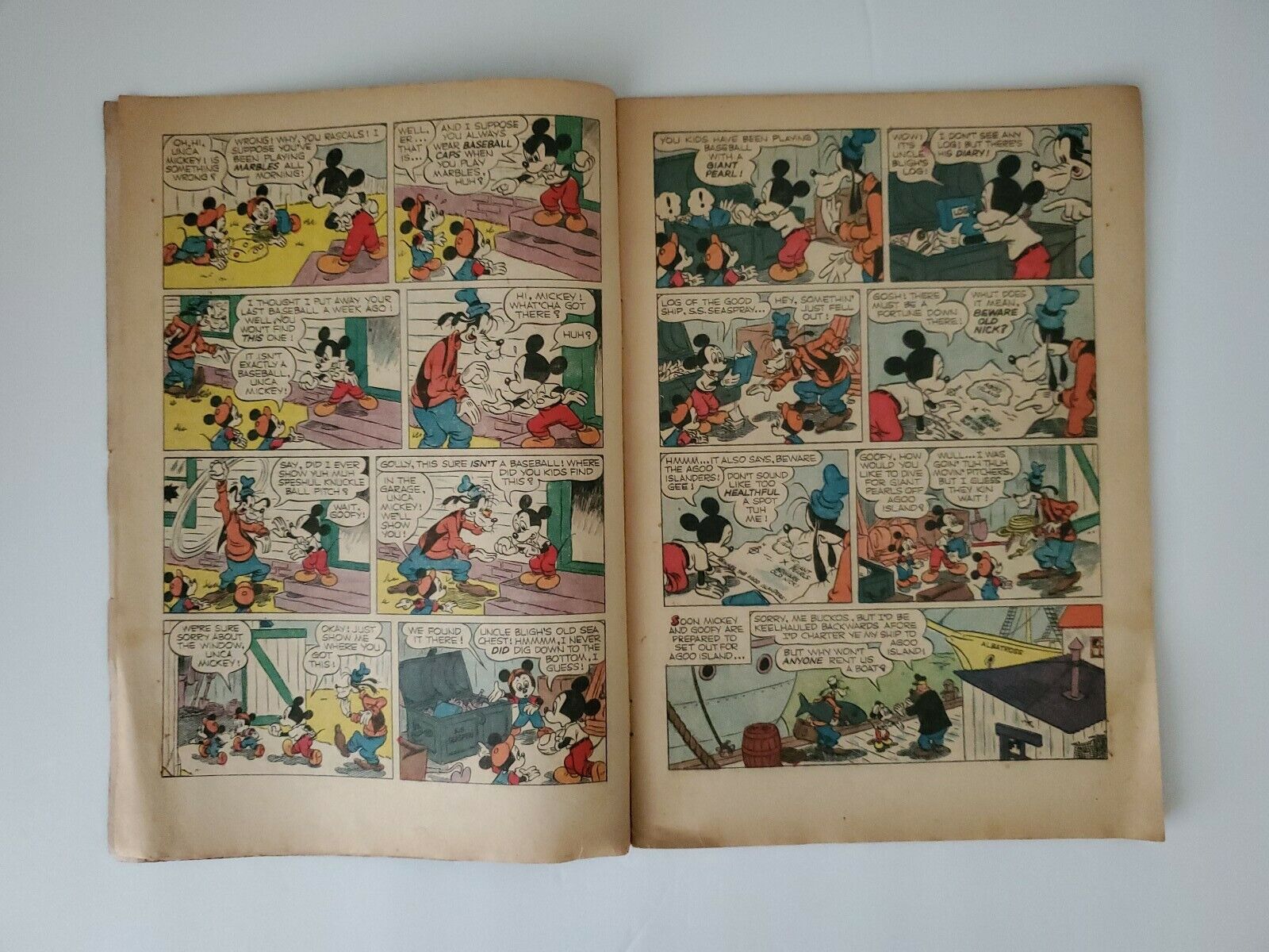 Walt Disney's Mickey Mouse #49 Dell Silver Age Comic Book Aug-Sept 1956