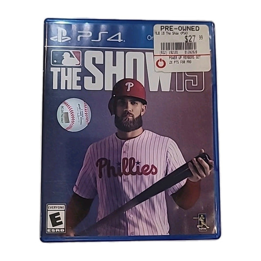 MLB The Show 19 Sony Playstation 4 PS4 Video Game 2018 Disc and Case