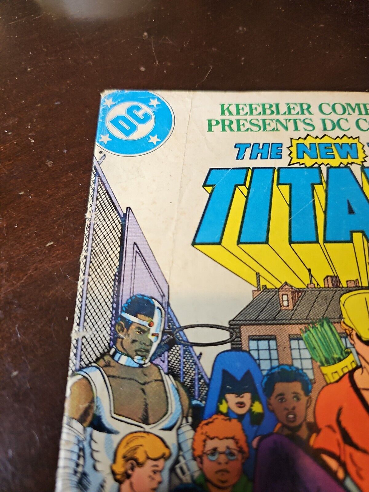 The New Teen Titans (1983) Keebler Company Drug Awareness Comic Low Grade