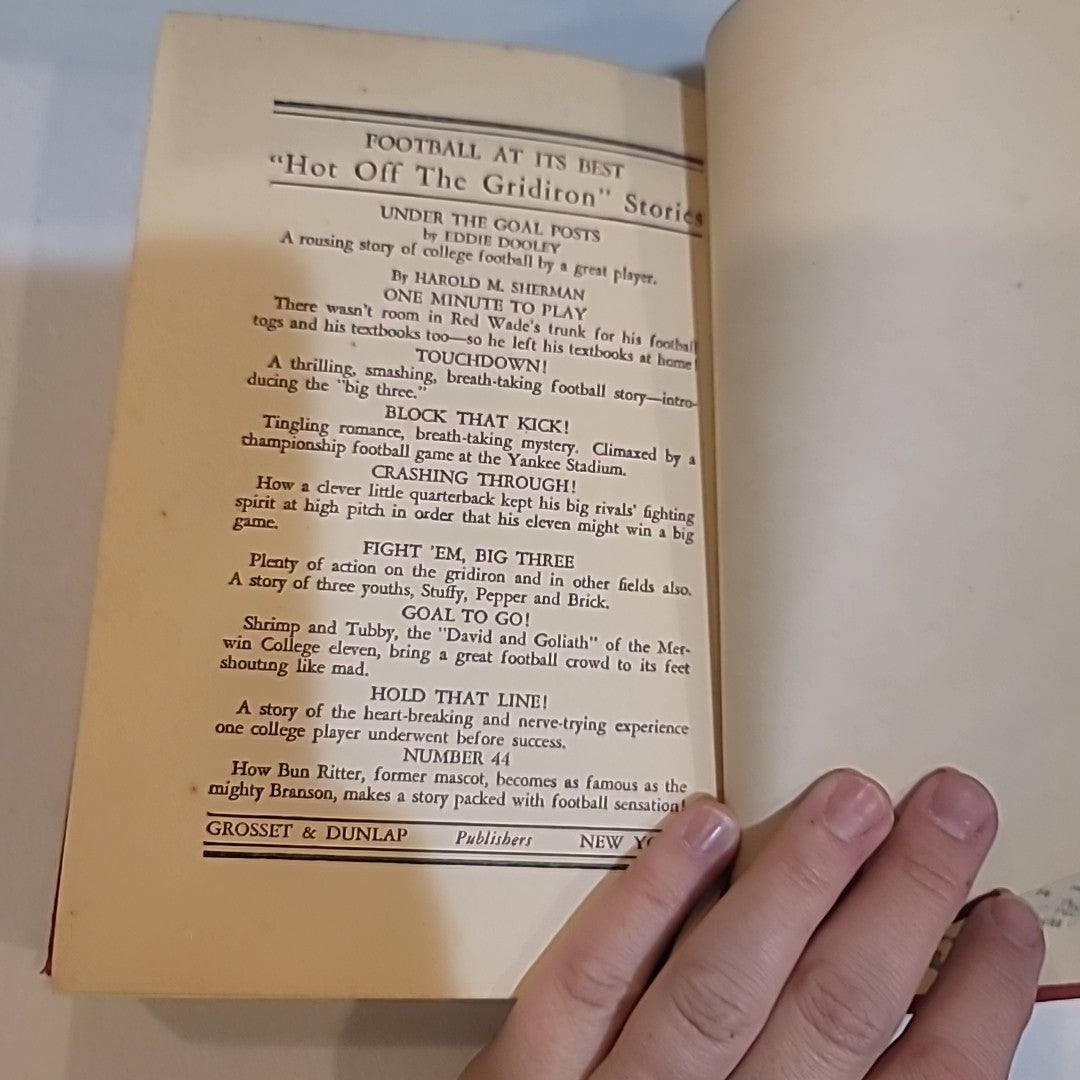 Harold M SHERMAN / Fight 'Em Big Three 1st Edition 1926
