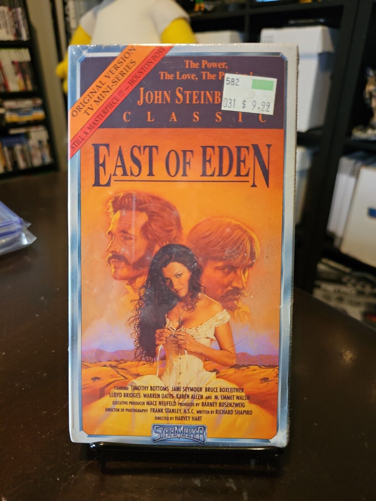 East of Eden (VHS) 1980 TV miniseries with Jane Seymour Timothy Bottoms SEALED