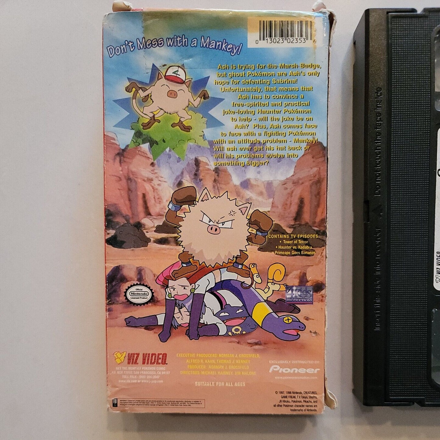 Pokemon Vol. 8: Primeape Problems (VHS, 1999) SB10