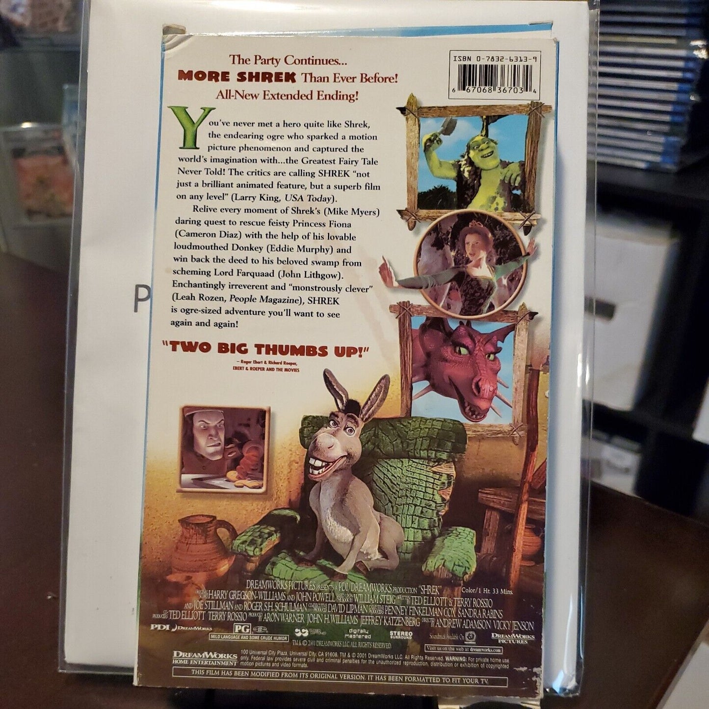 SHREK Big Box VHS (2001) Special Edition