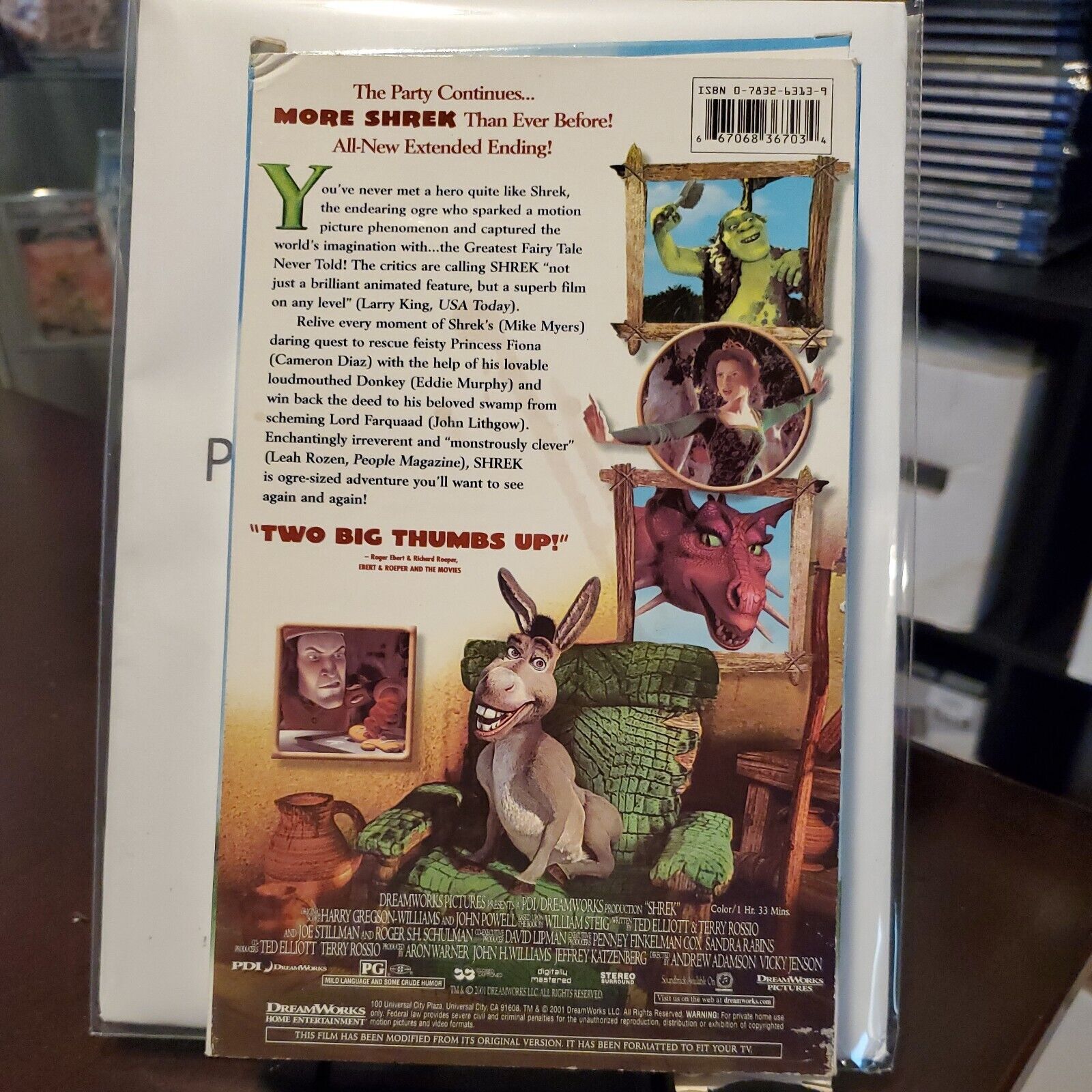 SHREK Big Box VHS (2001) Special Edition