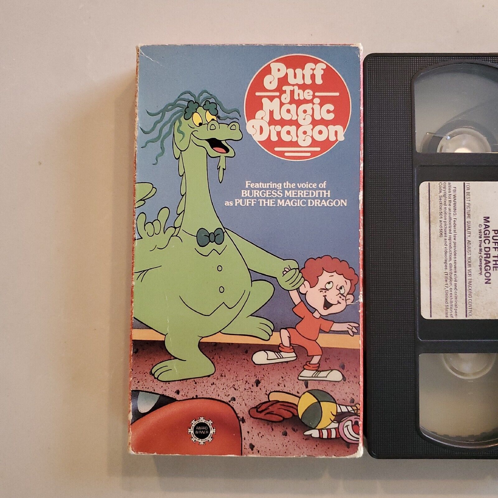 Puff The Magic Dragon (VHS, 1985) Rare