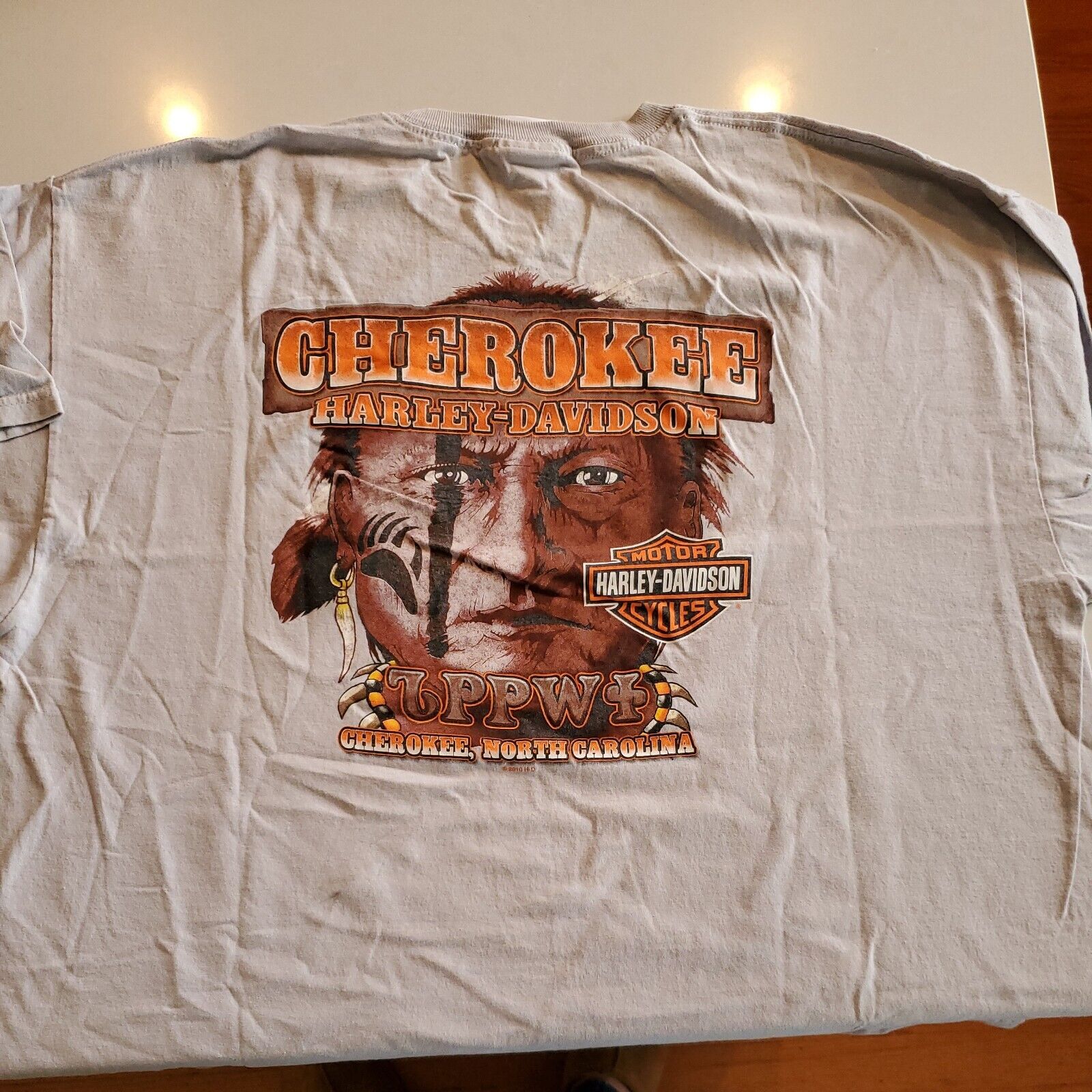 Harley-Davidson Destination Unknown Cherokee Graphic T Shirt Size XXL