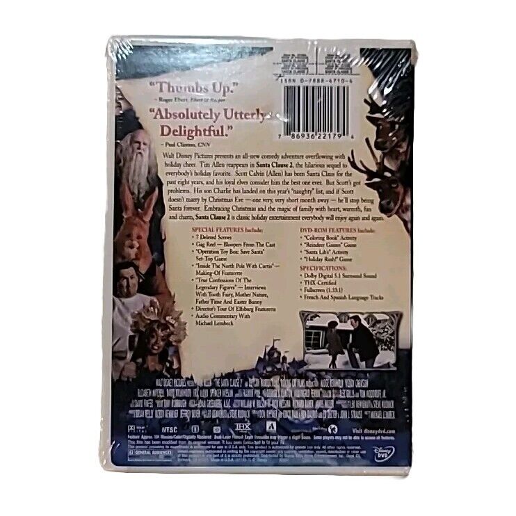 The Santa Clause 2 (DVD, 2003, Full Screen) New Sealed!