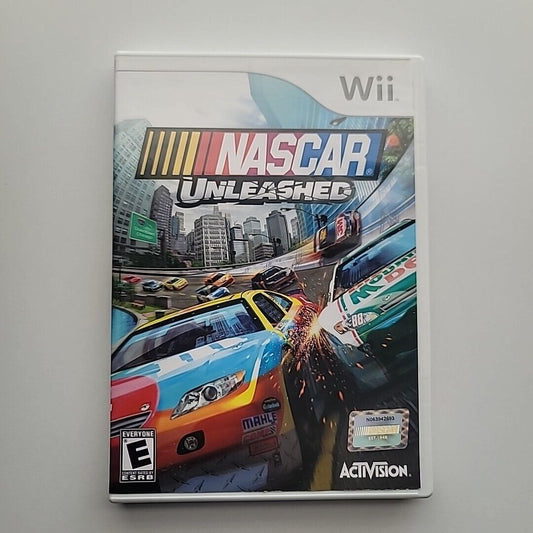 NASCAR Unleashed (Nintendo Wii Video Game, 2011) Complete w Manual