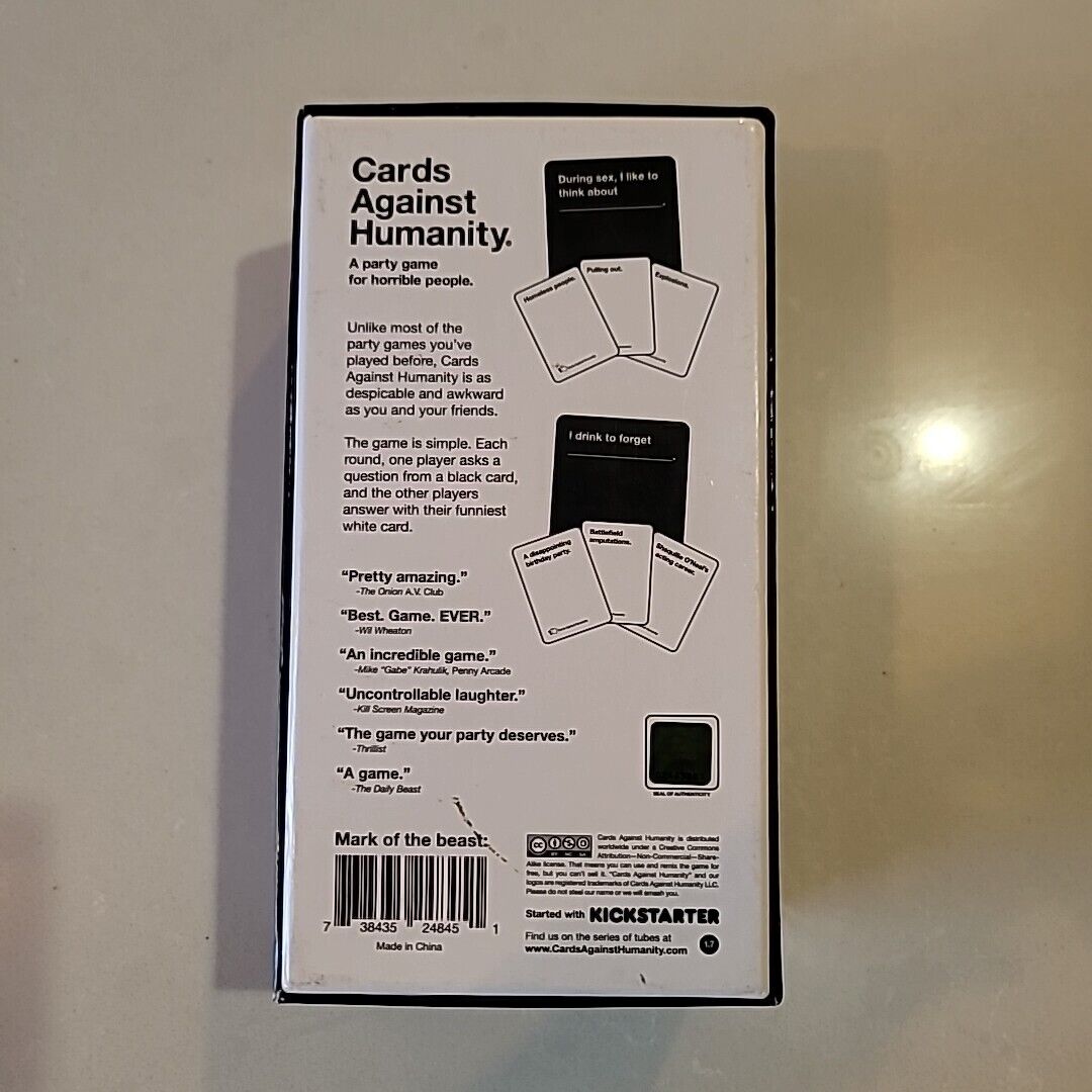 Cards Against Humanity Playing Cards
