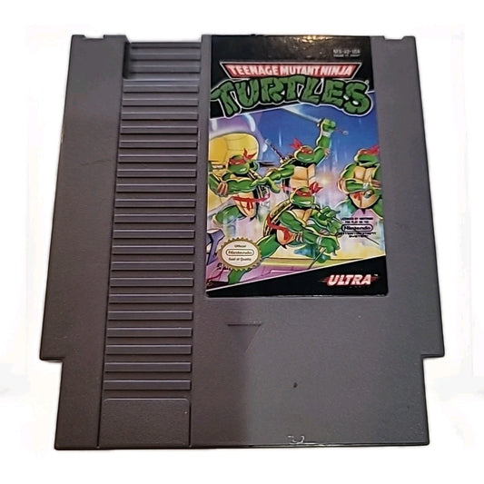 Teenage Mutant Ninja Turtles (Nintendo NES, 1989) Game only TESTED Authentic