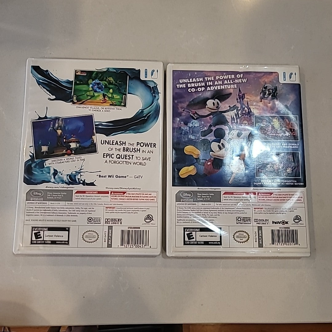 Epic Mickey & Epic Mickey The Power Of Two Wii