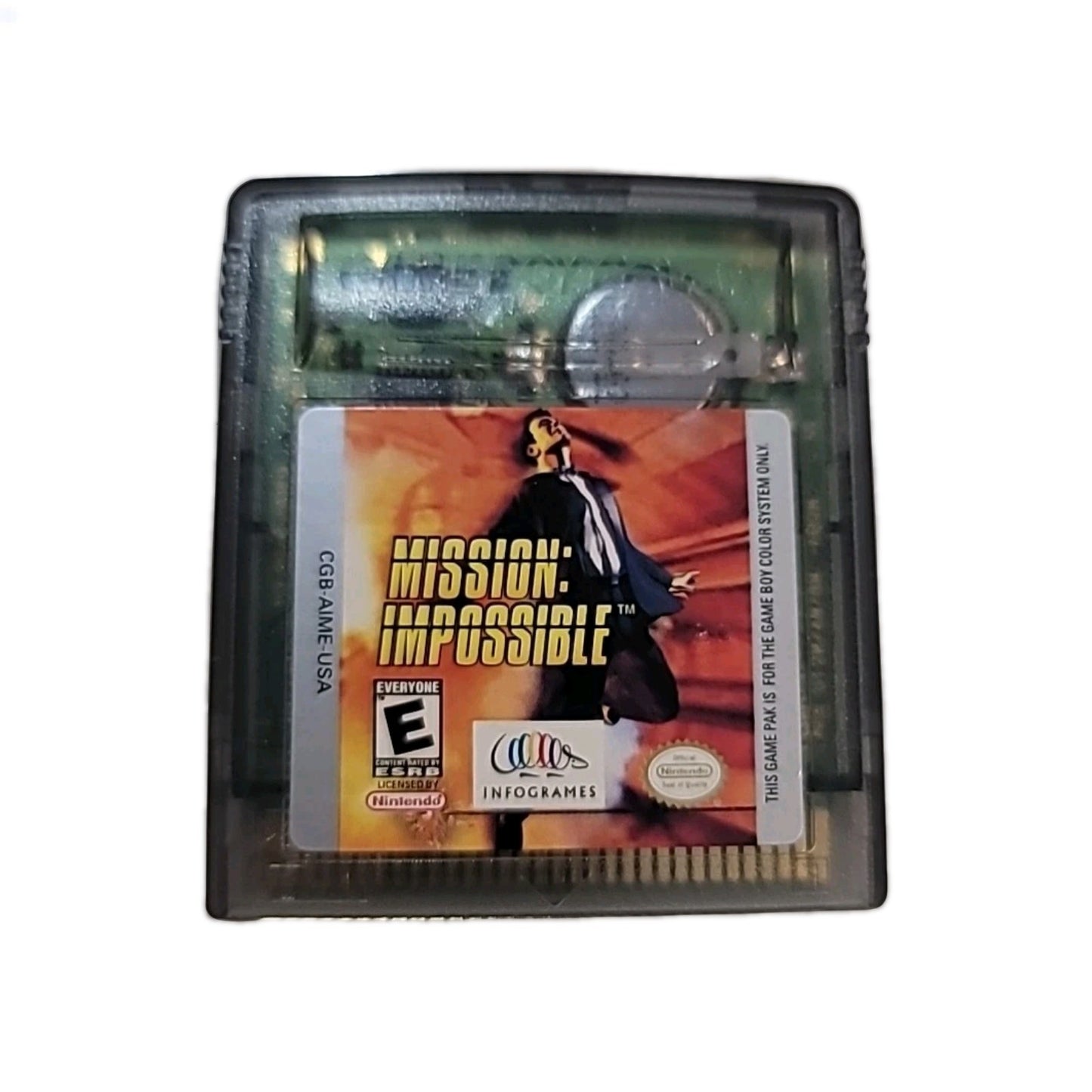 Mission: Impossible Nintendo Game Boy Color GBC Original Game Cartridge Tested