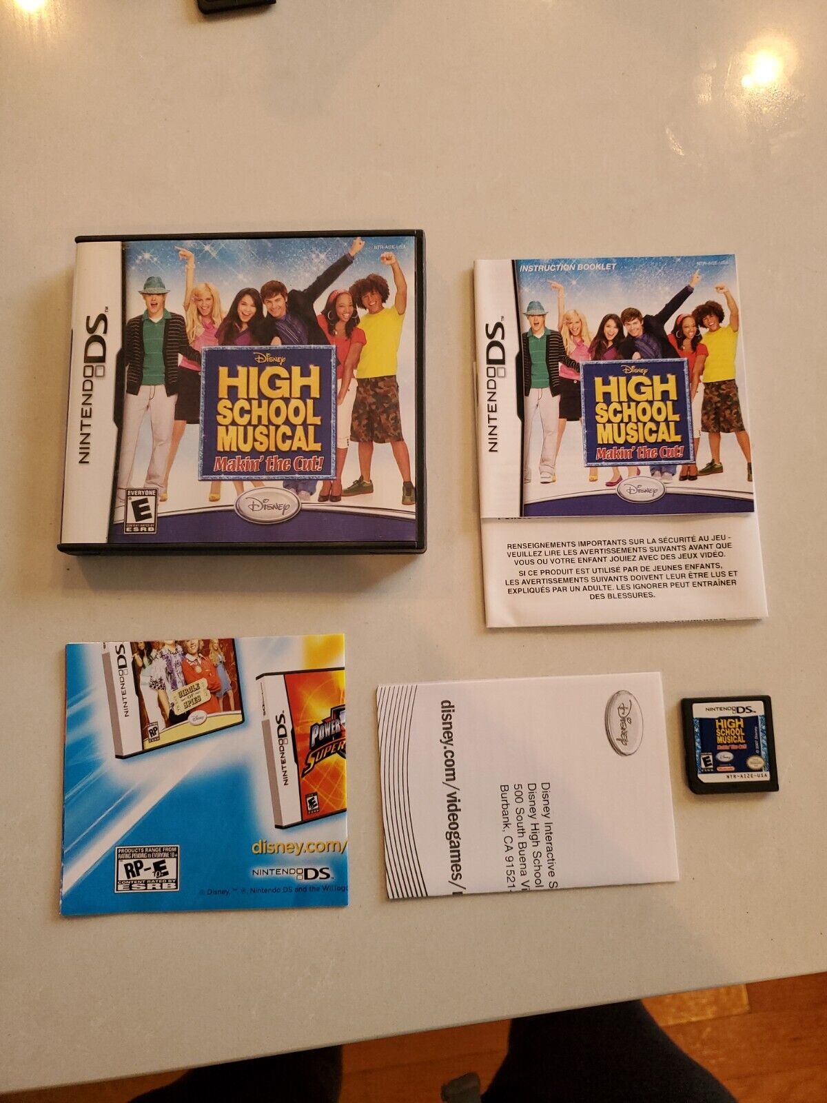 High School Musical Making the Cut Nintendo DS Video Game Complete