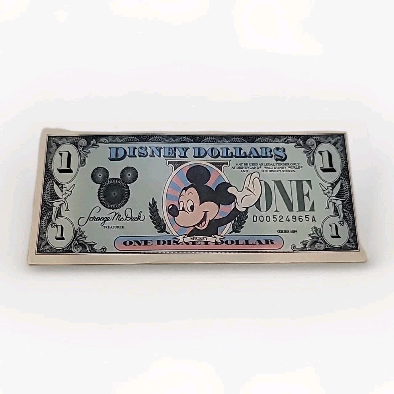Mickey Mouse Disney Dollar 1987 $1