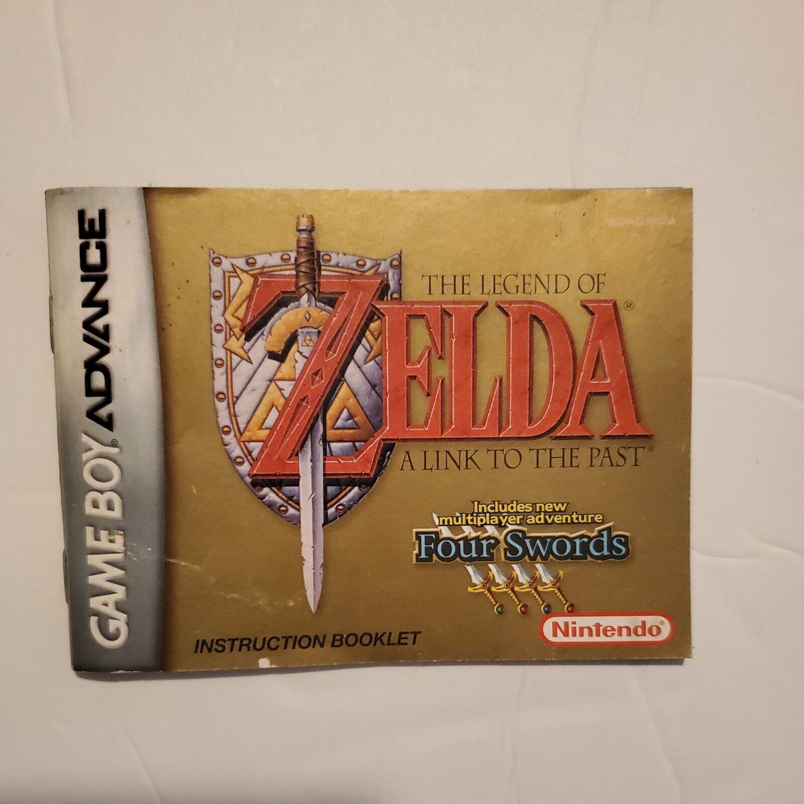 Legend of Zelda Link to the Past 4 Four Swords Manual Only GBA Gameboy Advance