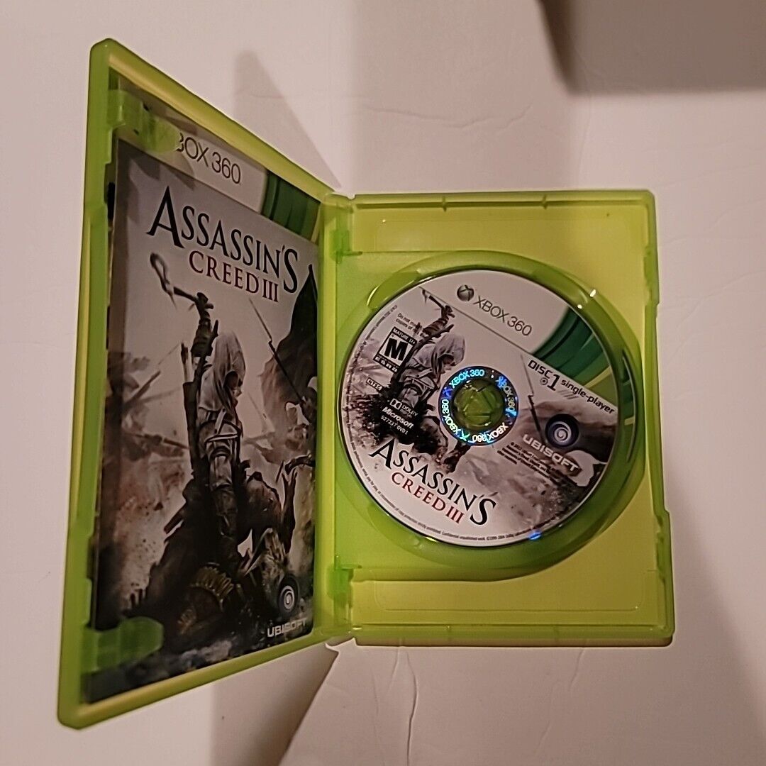 Assassin's Creed III (Microsoft Xbox 360, 2012) CIB 