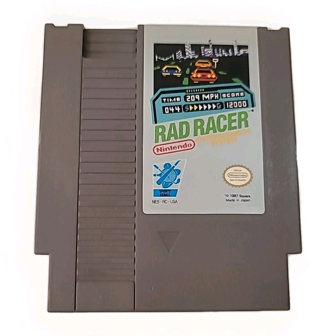 Rad Racer (Nintendo Entertainment System, 1987) Tested & Working NES