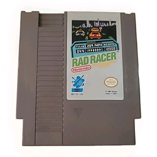 Rad Racer (Nintendo Entertainment System, 1987) Tested & Working NES